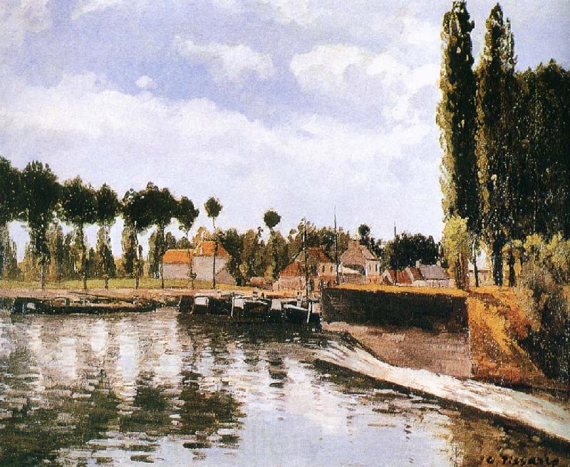 Camille Pissarro Pang plans Schwarz lake Spain oil painting art